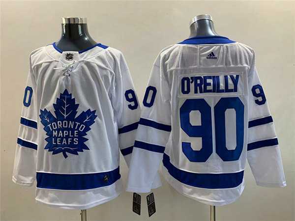 Mens Toronto Maple Leafs #90 Ryan OReilly White Stitched Jersey